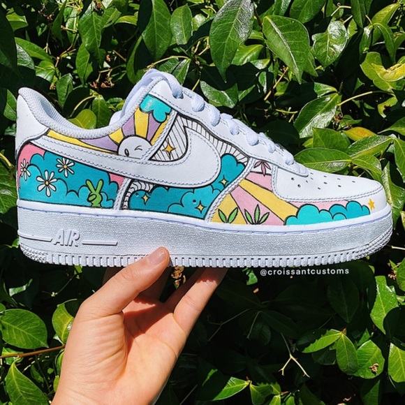 Authentic Nike Air Force 1 Customized Freeshipping - Picture 4 of 5